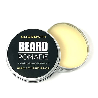 NuGrowth Beard Pomade | Shea Butter Balm for a Fuller Softer Well-Groomed Beard